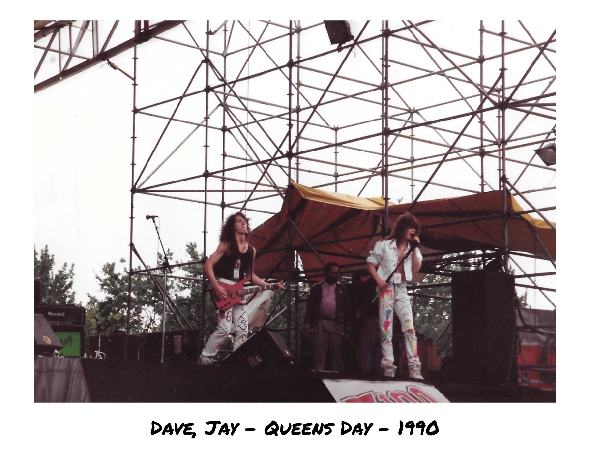 Dave and Jay on stage