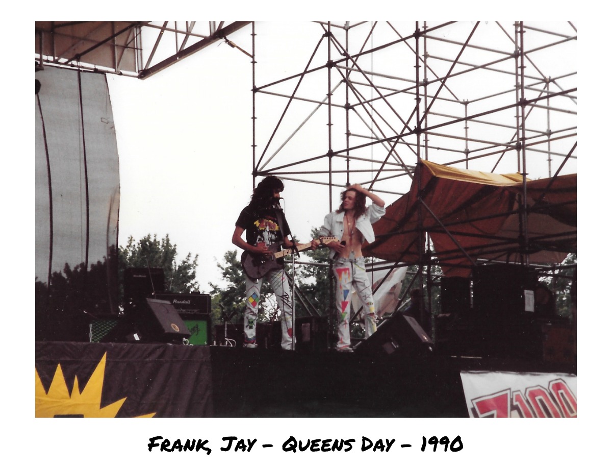 Frank and Jay on stage