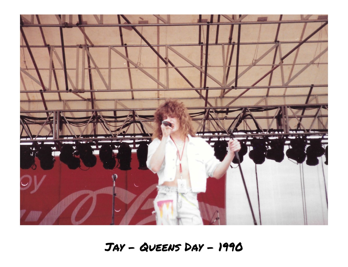 Jay on stage