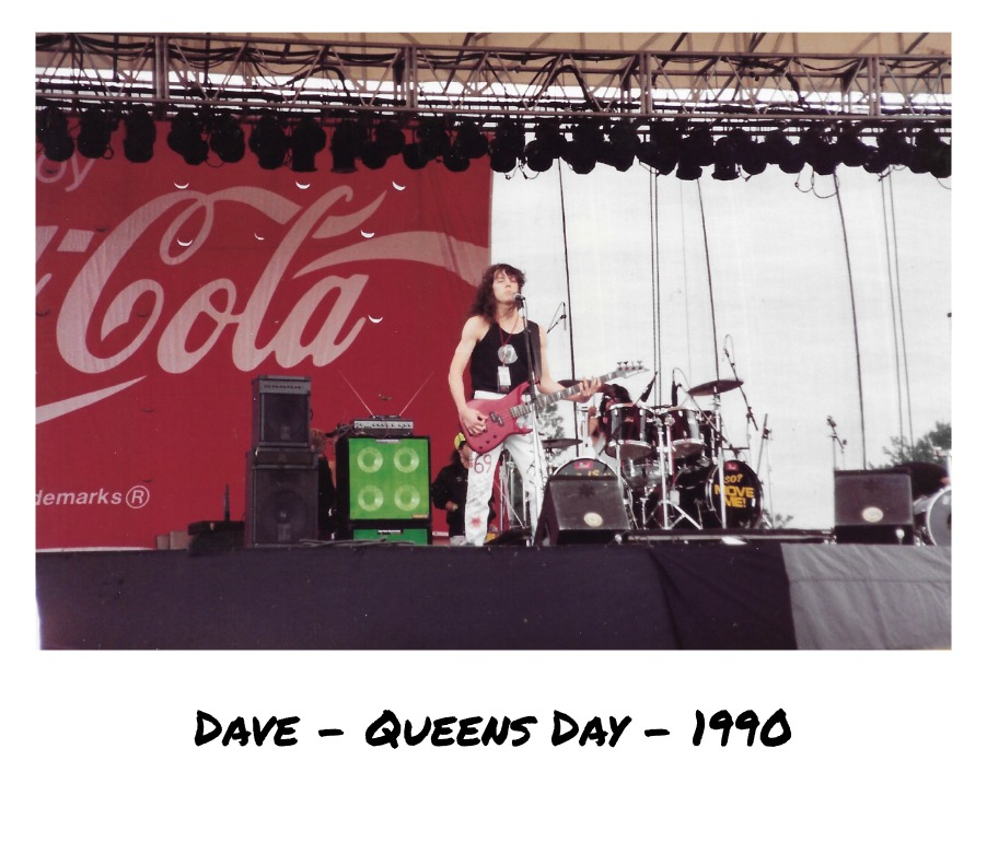 Dave on stage