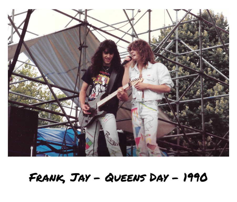 Jay and Frank on stage